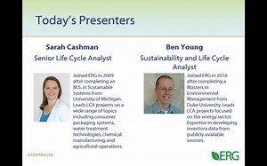 Webinar Detailed Introduction to openLCA & Case Study - by ERG