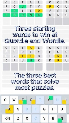 How to Play Quordle, Wordle, Quordle Rescue, Quordle Sequence. Best three starting words.