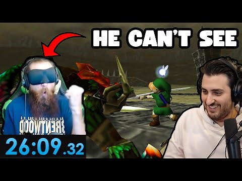 MajinPhil Reacts to BLINDFOLDED Ocarina of Time Speedrun by Runnerguy2489
