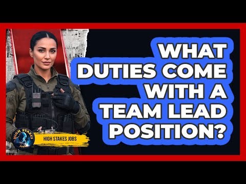 What Duties Come With A Team Lead Position?