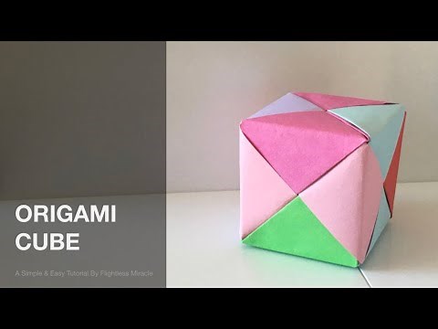 How to Make an Origami Cube (Simple & Easy for Beginners) - Flightless Miracle