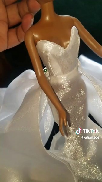 DIY Barbie Doll Wedding Gown Tutorial