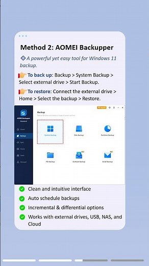 How to Back Up Windows 11 to an External Hard Drive #backup #windows11 #disk #externalharddrive