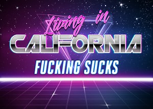 Living in California | Retrowave Text Generator