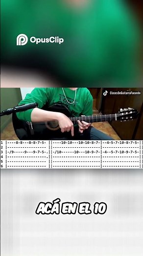 Como tocar DEJAME QUE ME VAYA 😎🎸 #punteo #tab #punteos #clasesdeguitarra #chacarera #tutorial #tabs