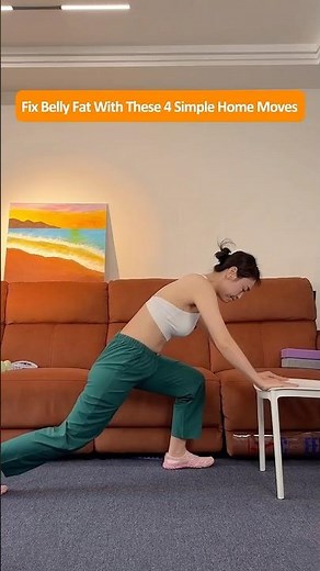 4 Simple Home Exercises To Burn Belly Fat And Flatten Your Stomach Fast