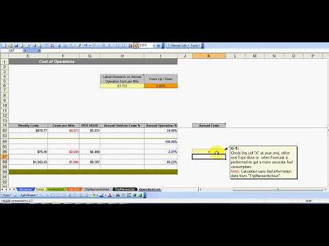 Cost Per Mile Spreadsheet - Owner-Operator Independent Drivers