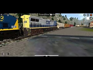 Heavy CSX train in Trainz driver 2