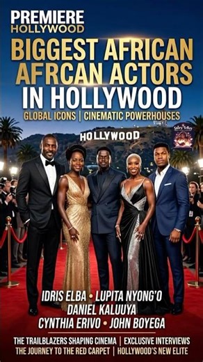 BIGGEST AFRICAN ACTORS IN HOLLYWOOD