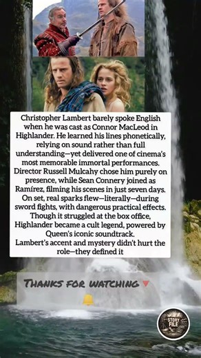 Christopher Lambert barely spoke English when he was... #shorts #shortsvideo #actor #news #movie