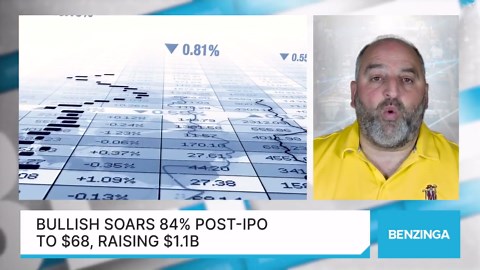 Bullish Soars 84% Post-IPO To $68, Raising $1.1B