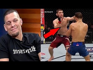 РЕАКЦИЯ БОЙЦОВ НА УДАРКУ ХАБИБА НУРМАГОМЕДОВА!