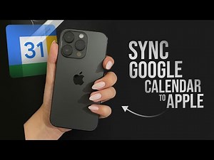 How to Sync Google Calendar to iPhone Calendar App (tutorial)