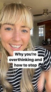 Bonus tip to stop overthinking ↓ If you don’t feel safe with feeling your emotions in your body try using a F.A.B. statement. The formula goes like this: I feel ____ in my [name body part] about ____ because I believe ____. Use a feelings wheel to help you identify what emotion you’re feeling — this alone can help you feel safer feeling your emotions. Having the name for an emotion and becoming more familiar with the sensation that comes with it in your body can help the feeling be more approach
