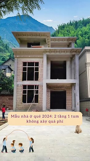 Mẫu nhà 2 tầng một tum đẹp của năm đây rồi. #maunhadep #nhaoque #nha2tang1tum