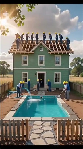 Old farmhouse with pool full renovation.