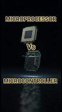 Microcontroller Vs Microprocessor | Two Tiny Chips, Two Completely Different Jobs #embedded #tech