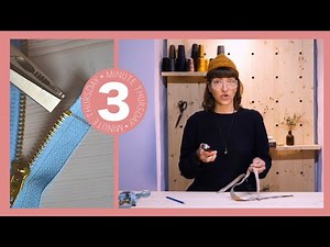 SUPER SIMPLE METHOD FOR RESIZING A *METAL* ZIPPER - How to Shorten a Zipper in Less Than 3 Min!