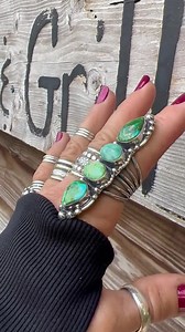 TURQUOISE RING, Multi-colored Green and Blue, Earthy, Rustic Turquoise Jewelry, Four Stone Ring, Multi-stone Rings, Cowgirl Chic, Quad Ring - Etsy