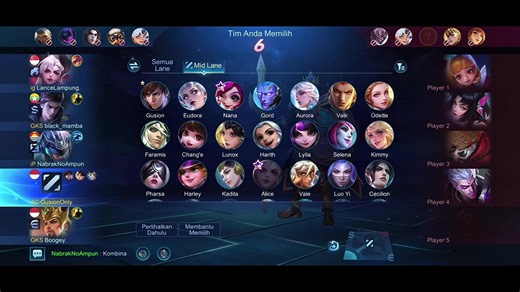 Tutorial Rotasi Gs Mid di Mobile Legends