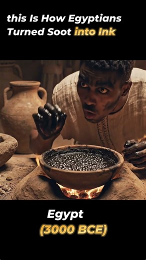 The Invention of Ink in Ancient Egypt.#history#aihistory