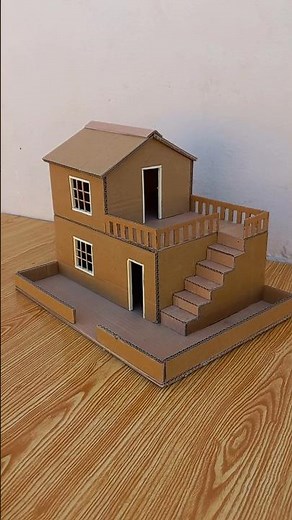 Amazing Cardboard House How To Make Cardboard House DIY Miniature Cardboard House