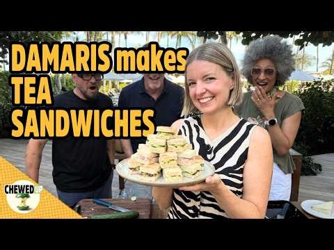 Fancy Tea Sandwiches… But Make It Chaotic | Damaris Phillips introduces Clinton to Ham Salad.