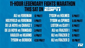 Ali - Frazier Trilogy Headlines Special Encore Boxing Presentation On ESPN
