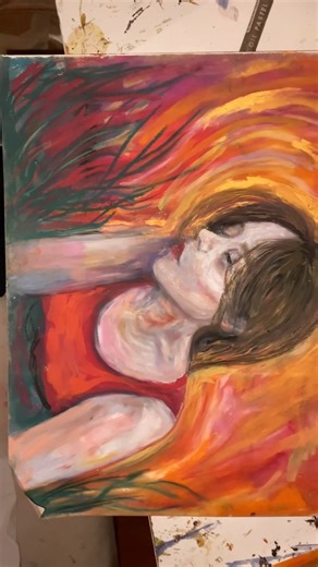 Making a self portrait #art #drawingtutorial #artwork