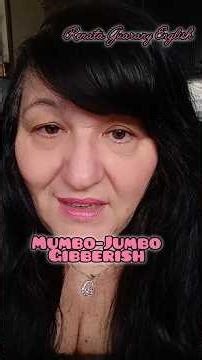 Mumbo-Jumbo and Gibberish, meaning and usage. #ingles #english #expression