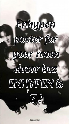 enhypen Wallpaper/Posters #enhypen #enhypen_is_7 #bringheeseungback #kpop #kpopedit #roomdecor