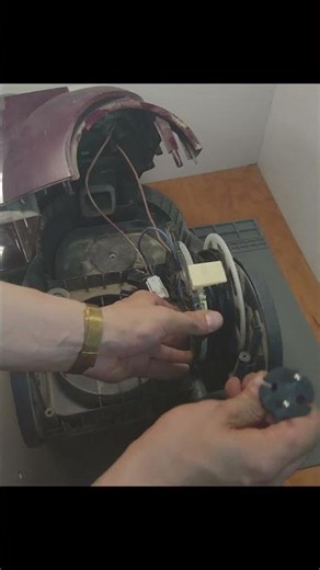 Rebuilding a Broken Vacuum with a Severed Cord 🛠️ ASMR Repair