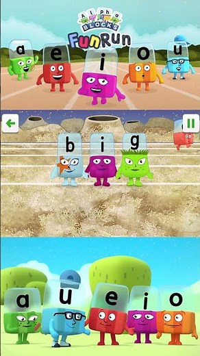 Alphablocks Magic Run #10 - Meet the Alphablocks! - Cbeebies Games