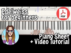 Edelweiss Piano Tutorial for beginners