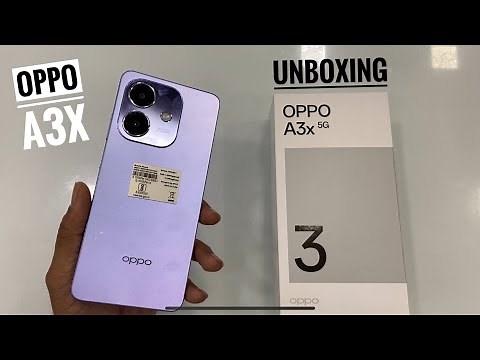 Oppo a3x 5g unboxing and review