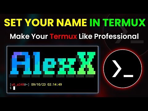 How to Easily Set Your Name in Termux | By Technolex
