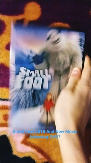 Small Foot 2018 And New Movie Unboxing DVD? 📀👣🦶🥾🌨️🏔️❄️💥
