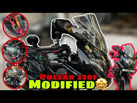 Most Loaded Pulsar 220F Modified🔥 | Pulser 220 Modification | Techno khan