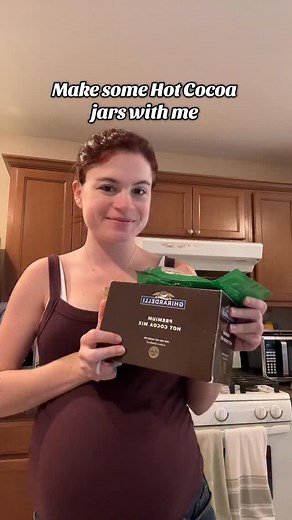 These were the absolute cutest to make! #vlog #christmasgifts #diy #diygifts #hotcocoajars | Emily Spellman