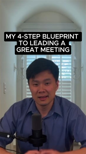 Preston Chin | Do you find yourself going blank or rushing through your thoughts in meetings? This 4-step blueprint will help you structure your ideas,... | Instagram