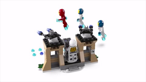 LEGO Marvel Iron Man & Iron Legion vs. Hydra Soldier Building Set, Avengers Toy for Creative Kids & Super Hero Fans, Marvel Gift for Boys & Girls Ages 6 and Up, Iron Man Toy with 4 Minifigures, 76288