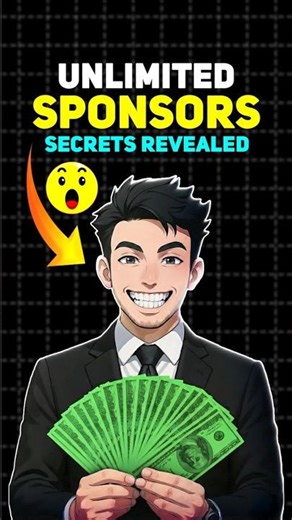 How I get SPONSORSHIPS on Every Video 😎 Secrets Revealed!