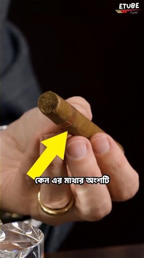 সিগার খাওয়ার আগে কেন এর মাথা কেটে ফেলা হয়?