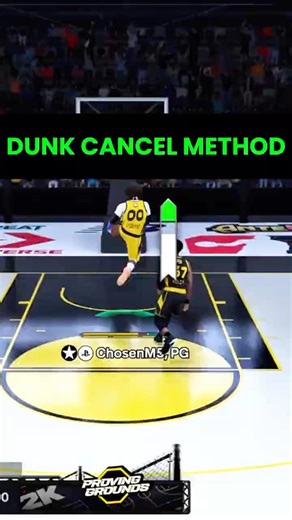 How to STOP DUNK ANIMATION 🪄…#shorts #2kcommunity #2kcontent #nba #comp2k