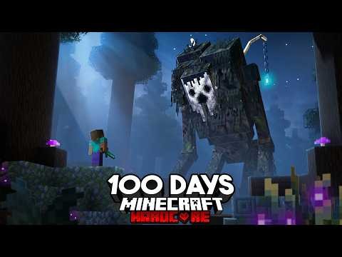 I Spent 100 Days TRAPPED in an ANCIENT FOREST in Minecraft Hardcore