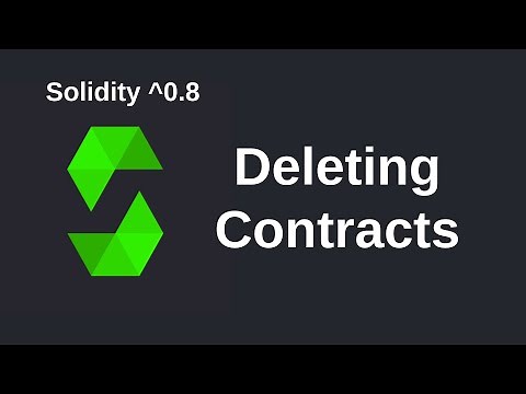 Deleting Contracts | Solidity 0.8
