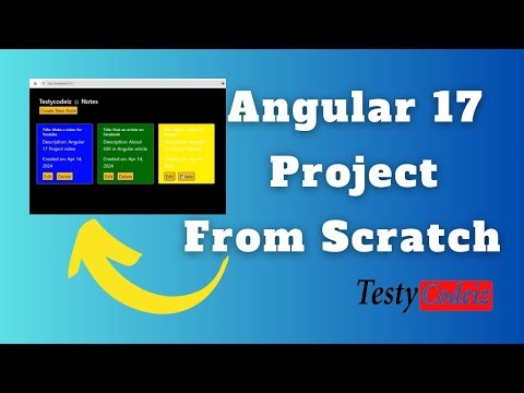 Angular 17 Project from scratch | Complete Angular 17 project tutorial for beginners