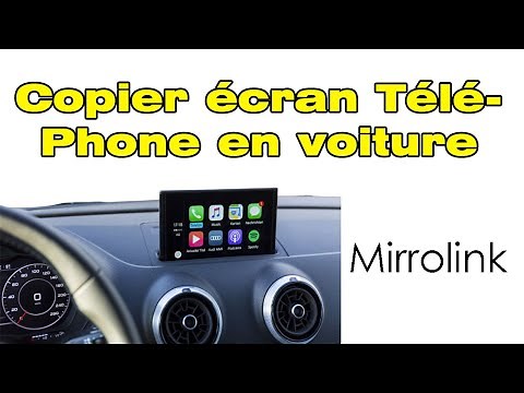 Comment connecter mon iPhone à ma voiture Mirrorlink iPhone