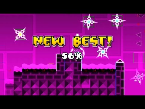 Robtop travel 56% by: Atomic (Geometry Dash) fail click