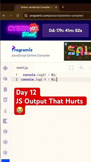 DAY 12/50: JavaScript Trick 😱 99% Fail This! (2025) #frontendcourse #jobinterview